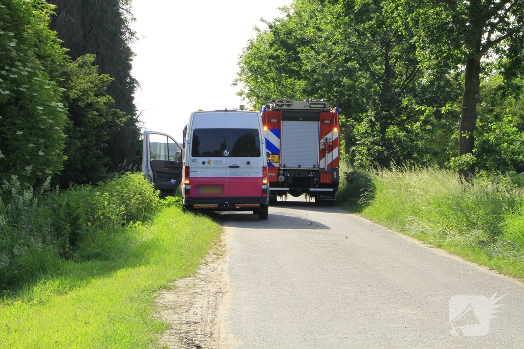 Gasleiding beschadigd bij graafwerkzaamheden