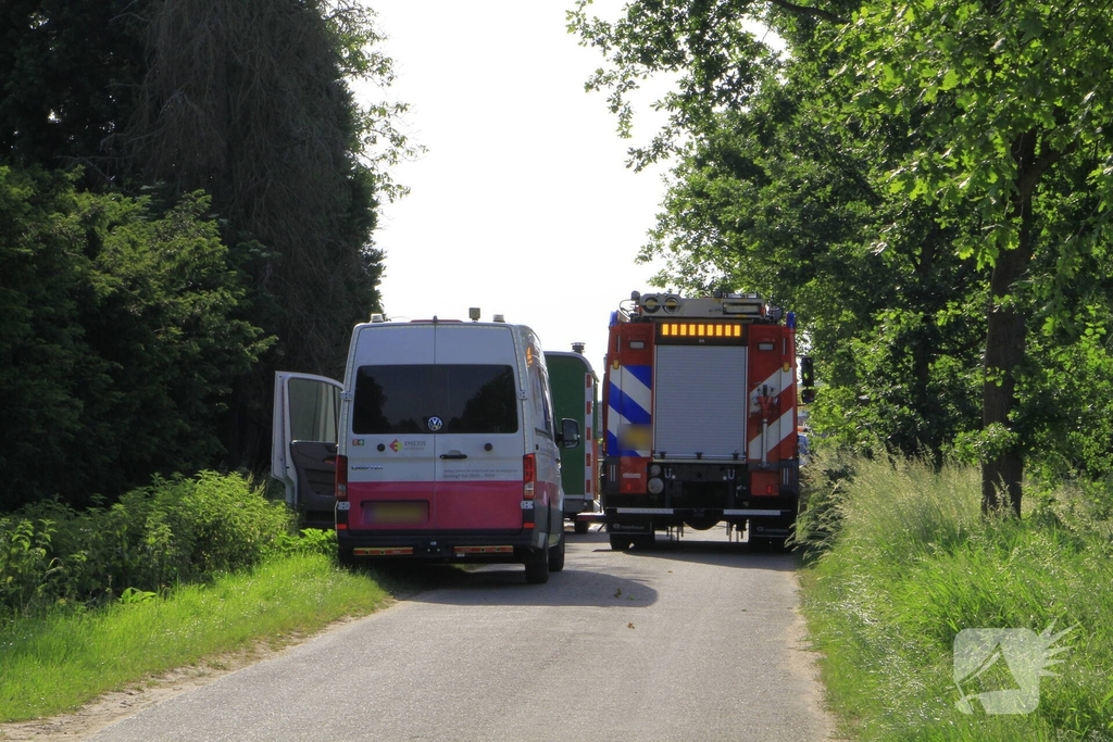 Gasleiding beschadigd bij graafwerkzaamheden