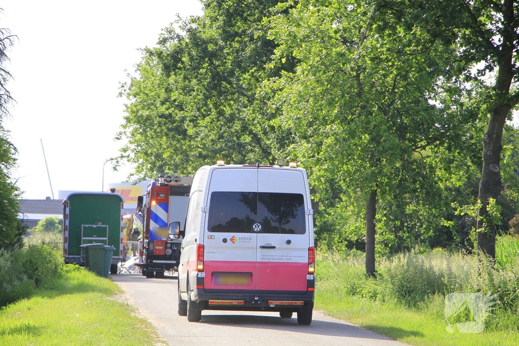 Gasleiding beschadigd bij graafwerkzaamheden