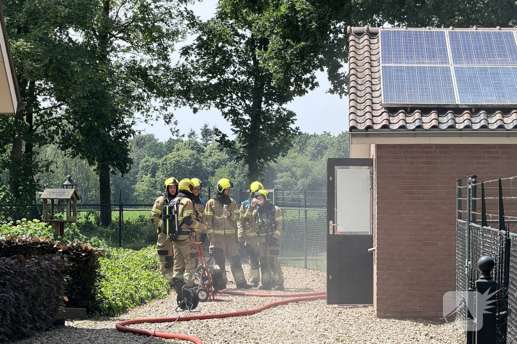 Brand in bijgebouw snel geblust