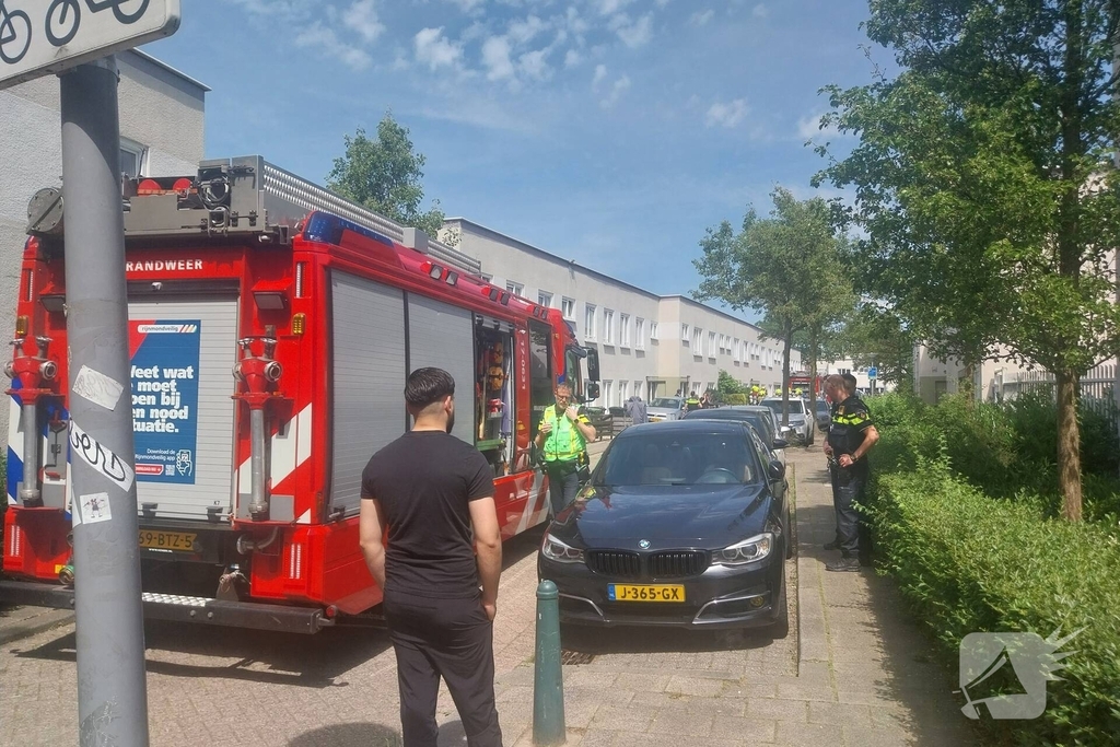 Flinke brand in meterkast van portiekwoning