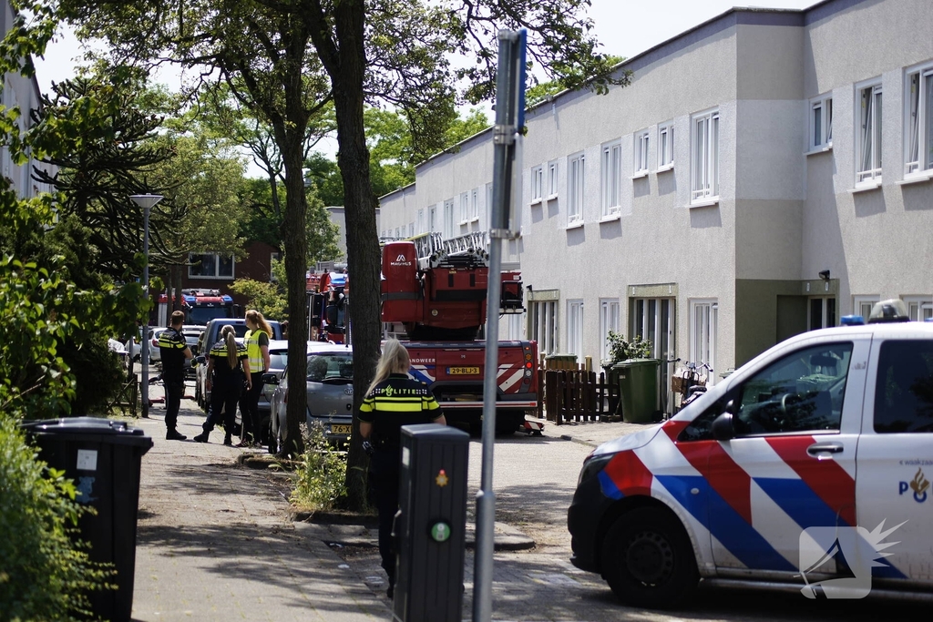 Flinke brand in meterkast van portiekwoning