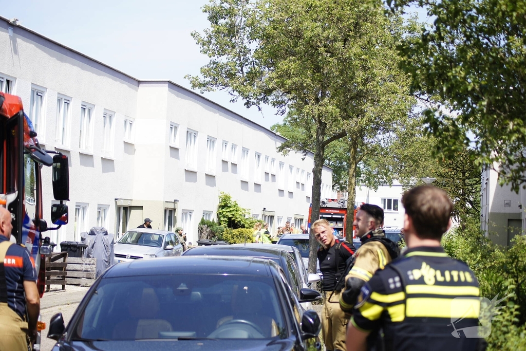 Flinke brand in meterkast van portiekwoning