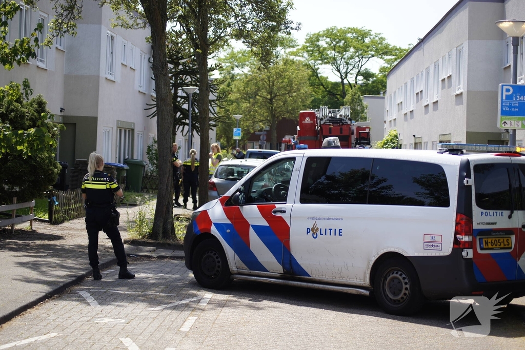 Flinke brand in meterkast van portiekwoning