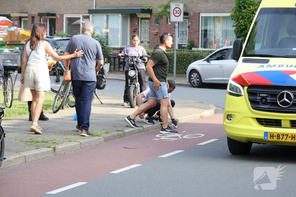 Vrouw gewond na val met scootmobiel