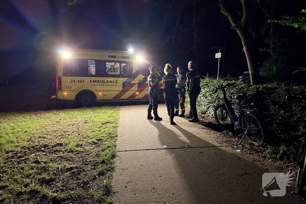 Fietser gewond na val op fietspad