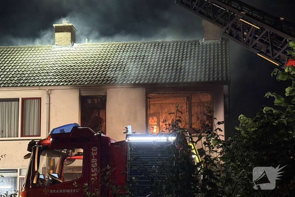 Woning uitgebrand in Hoogeveen