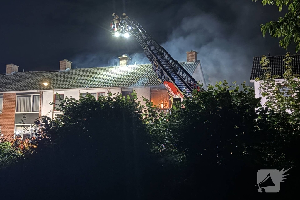 Woning uitgebrand in Hoogeveen