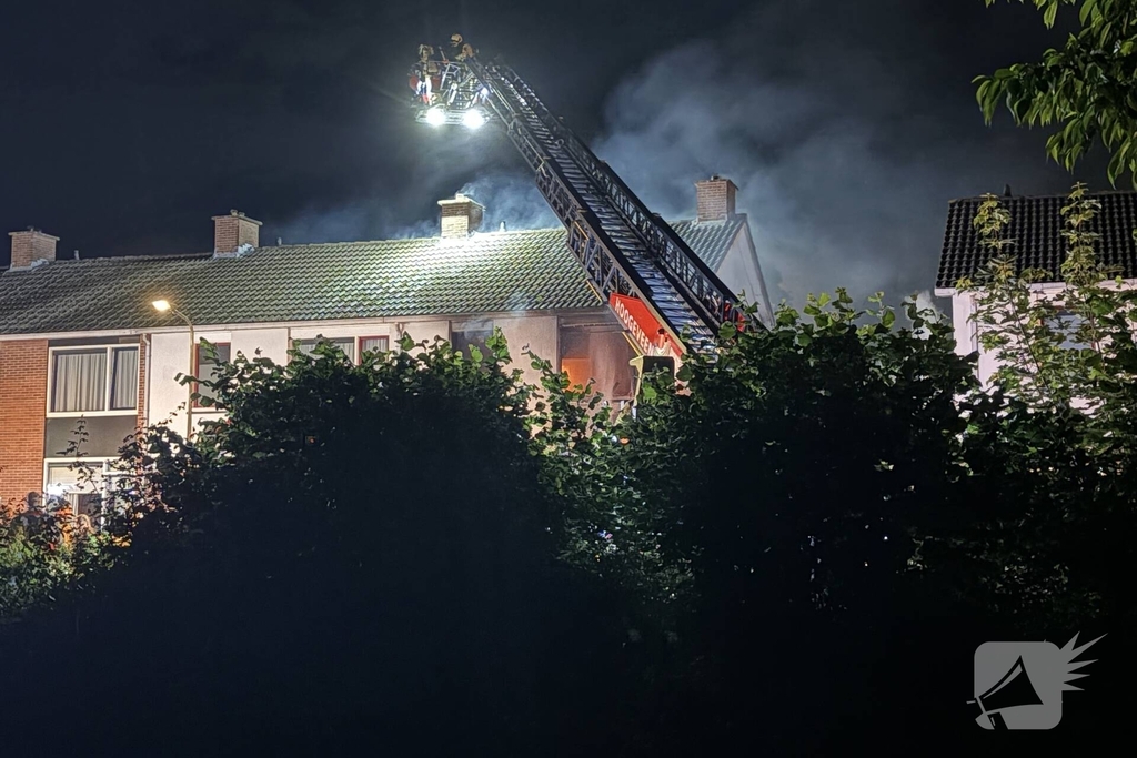 Woning uitgebrand in Hoogeveen