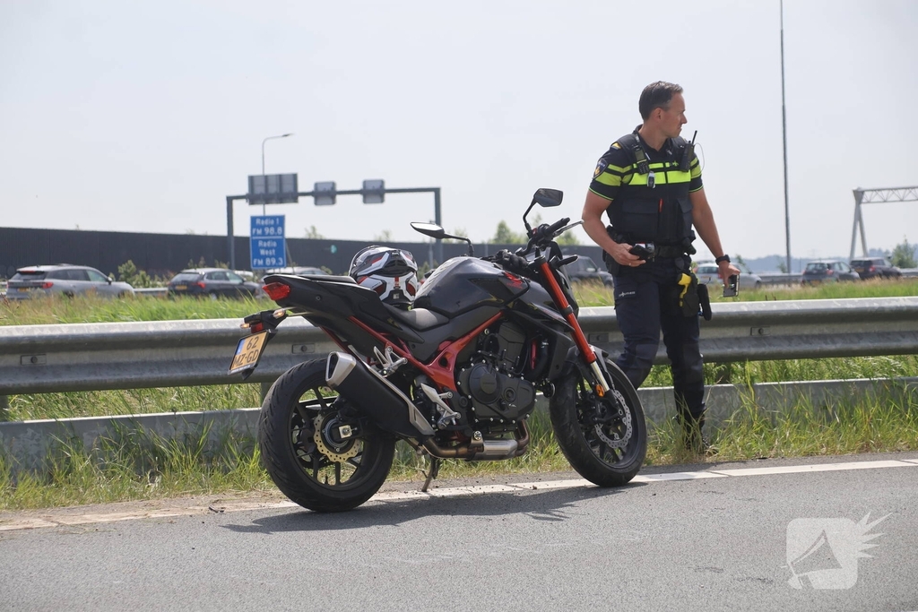 Wederom ongeval met motor nabij Corbulo tunnel