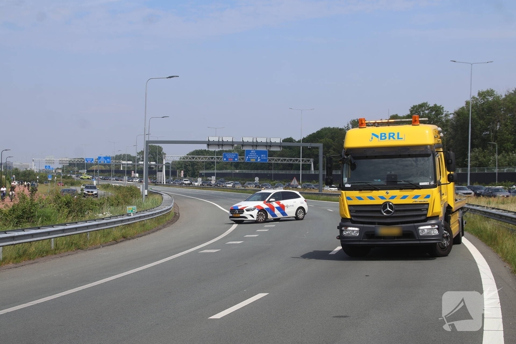 Wederom ongeval met motor nabij Corbulo tunnel