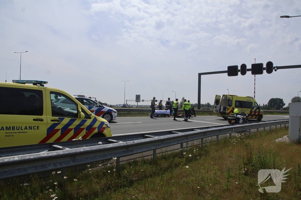 Wederom ongeval met motor nabij Corbulo tunnel