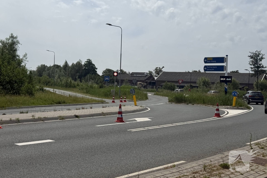 Wederom ongeval met motor nabij Corbulo tunnel