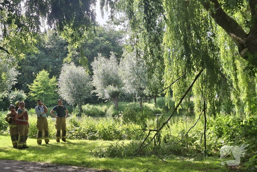 Takken breken af na natuurincident
