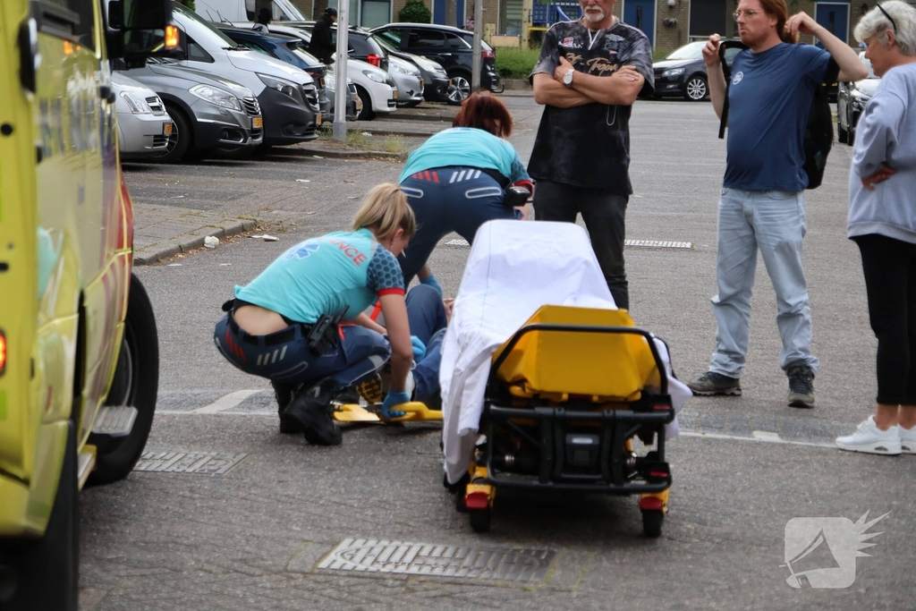 Fietsers komen met elkaar in botsing