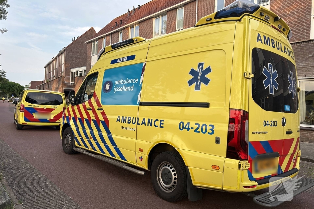 Meisje op fatbike ten val bij ongeval
