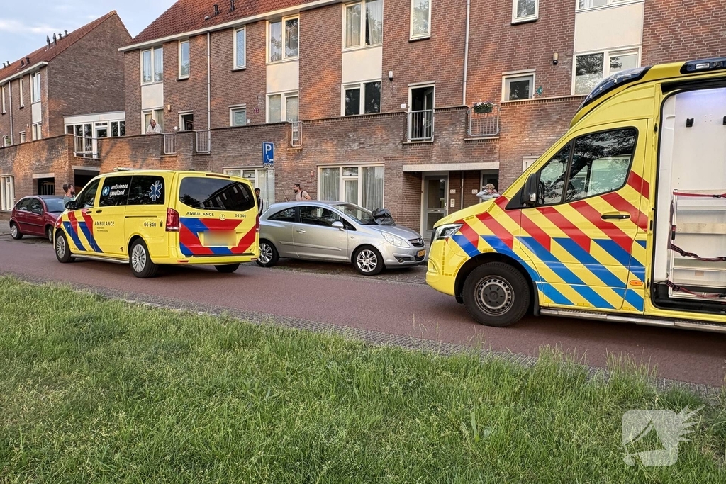 Meisje op fatbike ten val bij ongeval