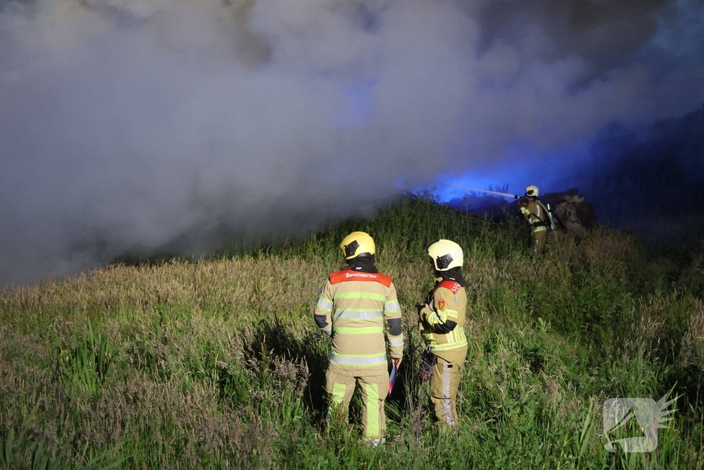 Forse buitenbrand in Amersfoort