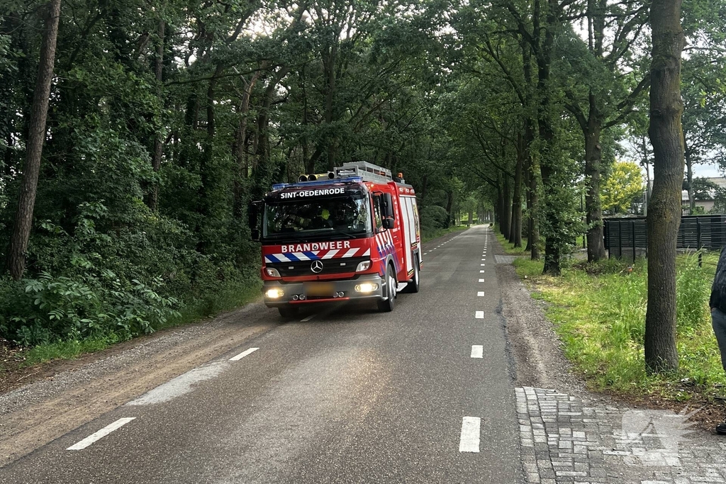 Gasleiding geraakt tijdens graafwerkzaamheden