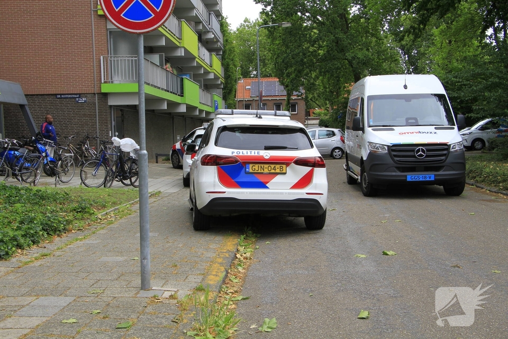 Aanhouding na melding van vreemdelucht