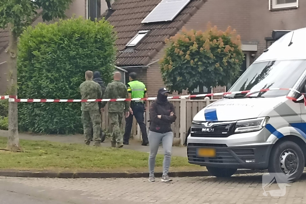 Explosieven Opruimingsdienst Defensie ingezet bij woning