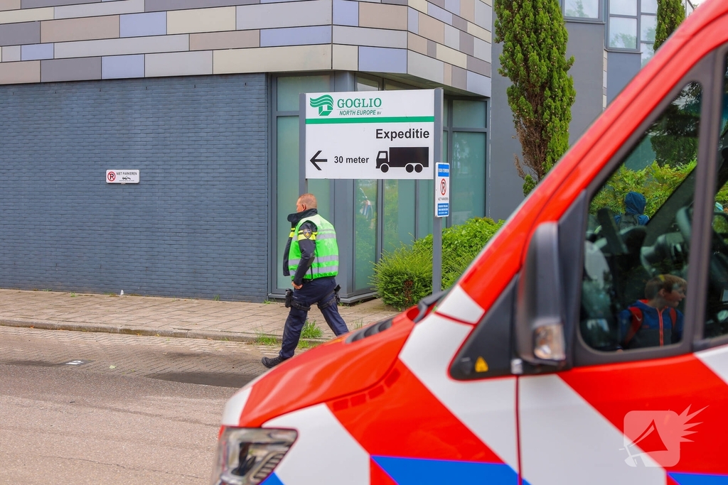 Brand in bedrijf door elektrische pompwagen