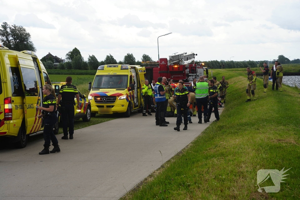 Traumahelikopter ingezet voor persoon te water