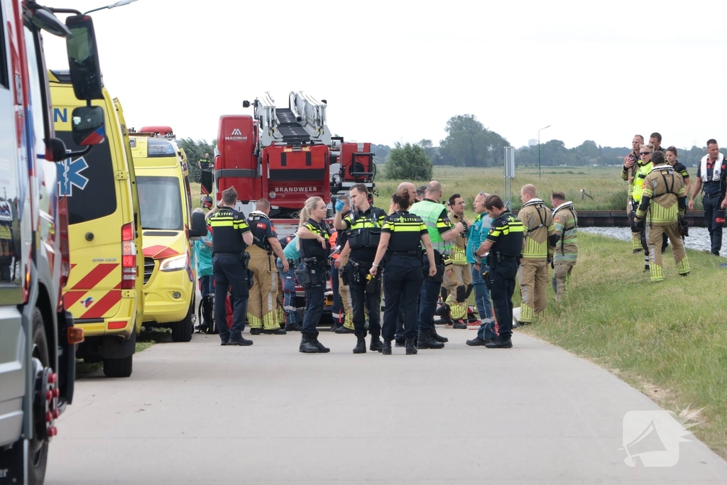 Traumahelikopter ingezet voor persoon te water