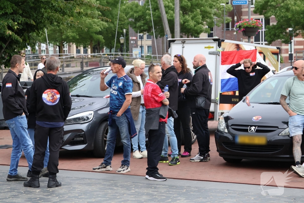 Demonstratie trekt veel aandacht
