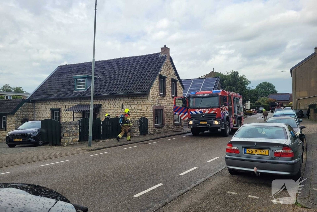 Brandweer ingezet voor brand in woning