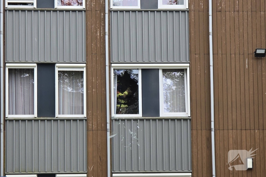 Brand in pand leidt tot snelle inzet van hulpdiensten
