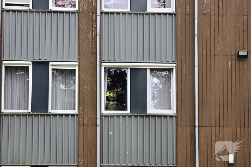 Brand in pand leidt tot snelle inzet van hulpdiensten