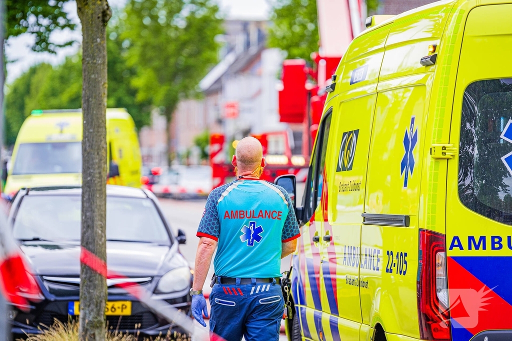 Grote brand in woning met vijf gewonden