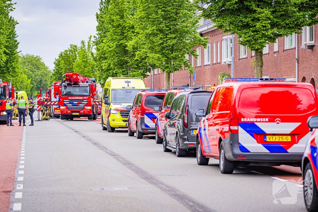 Grote brand in woning met vijf gewonden