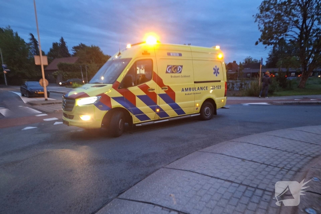 Ongeval met fietser bij rotonde