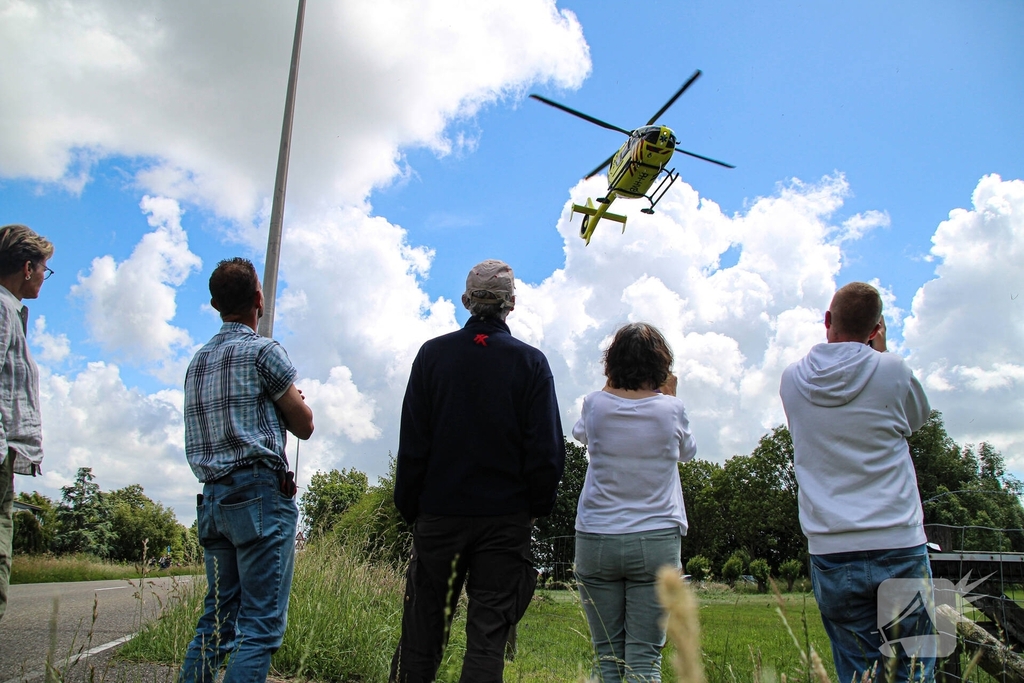 Zwaar ongeval met gewonden na aanrijding tussen scooter en auto