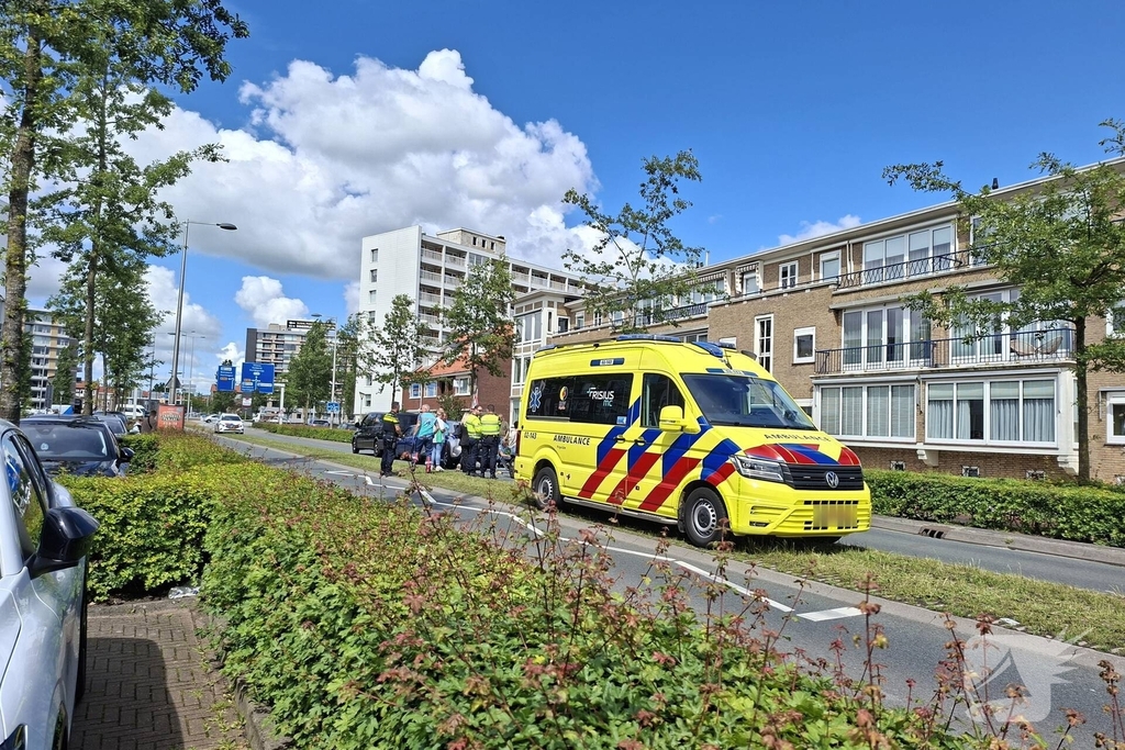 Vier auto's betrokken bij kop-staartbotsing