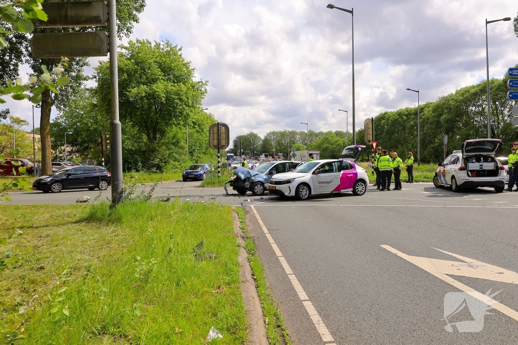 Ongeval leidt tot gewonde en verkeershinder