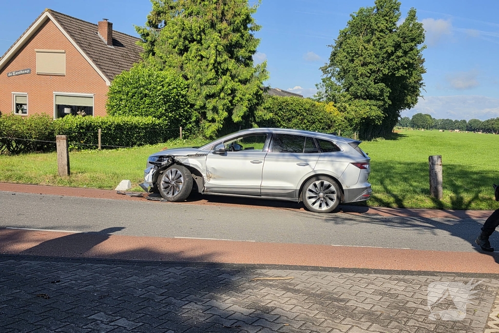 Verlies van voorwiel na ongeval