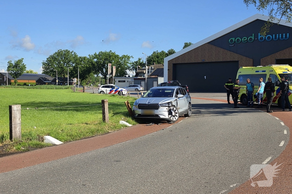 Verlies van voorwiel na ongeval