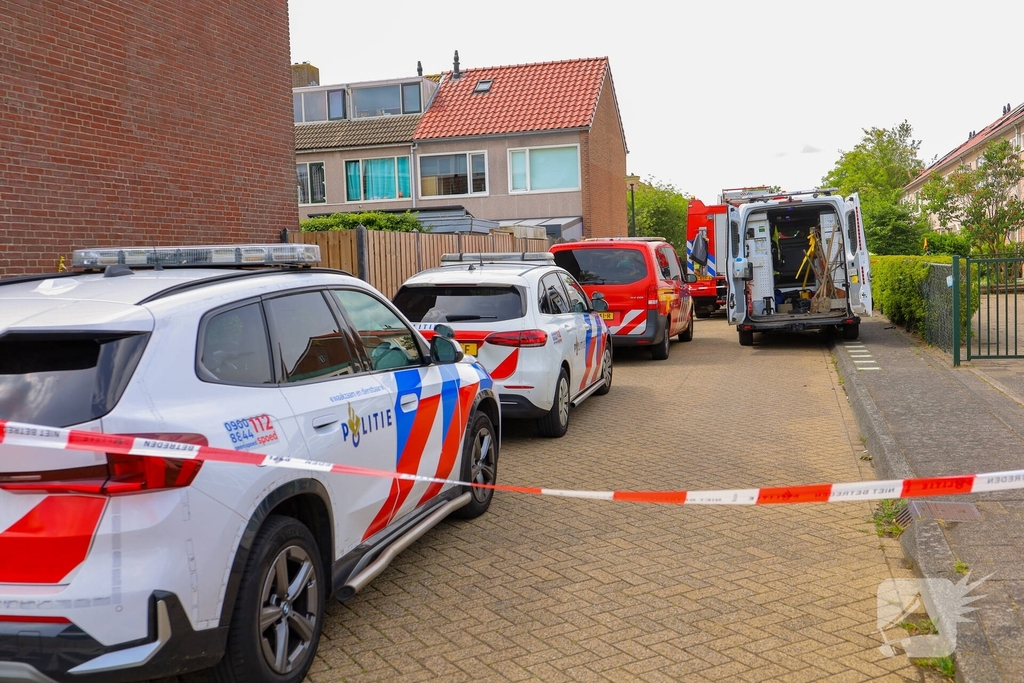 Ontruimde woningen na gaslekkage