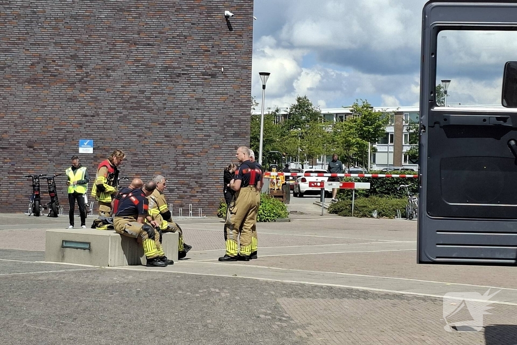 Gasleiding geraakt tijdens graafwerkzaamheden bij school