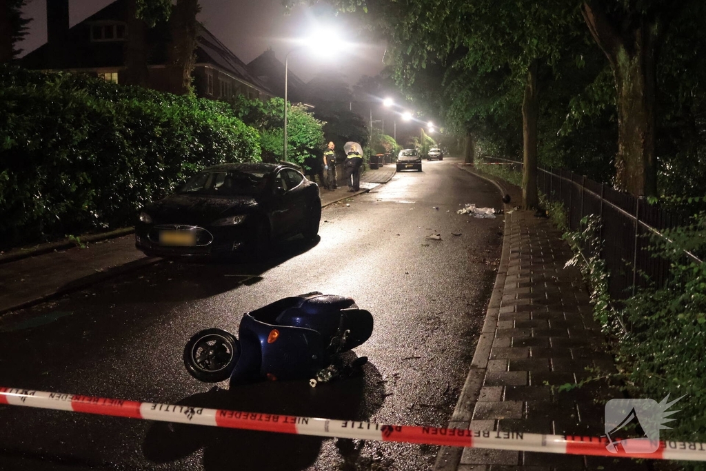 Scooterrijder zwaargewond na ongeval