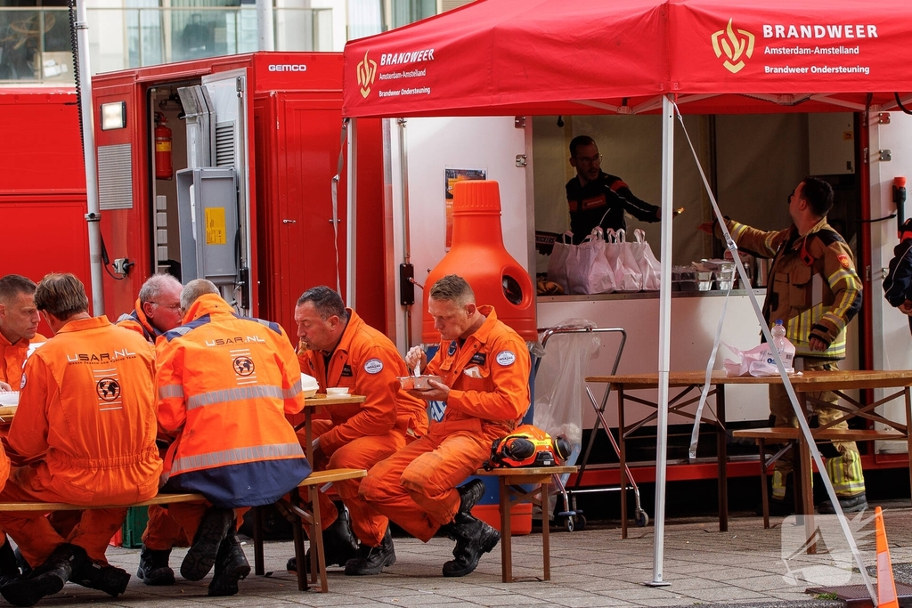 Schade door nachtelijke explosie goed zichtbaar