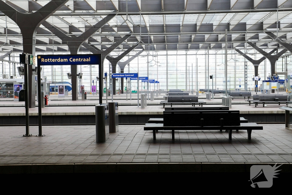 Hele weekend geen treinverkeer op Rotterdam Centraal door grootschalige werkzaamheden