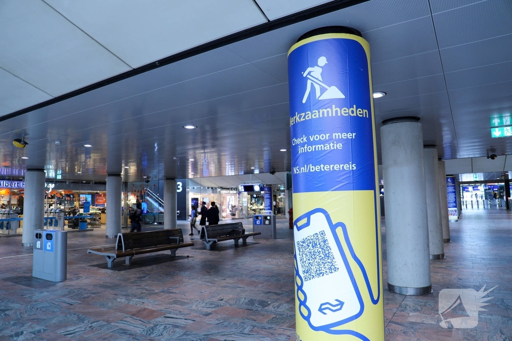 Hele weekend geen treinverkeer op Rotterdam Centraal door grootschalige werkzaamheden