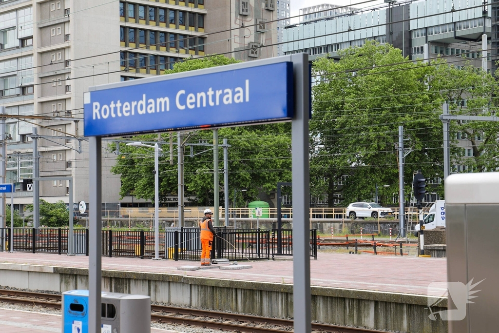 Hele weekend geen treinverkeer op Rotterdam Centraal door grootschalige werkzaamheden