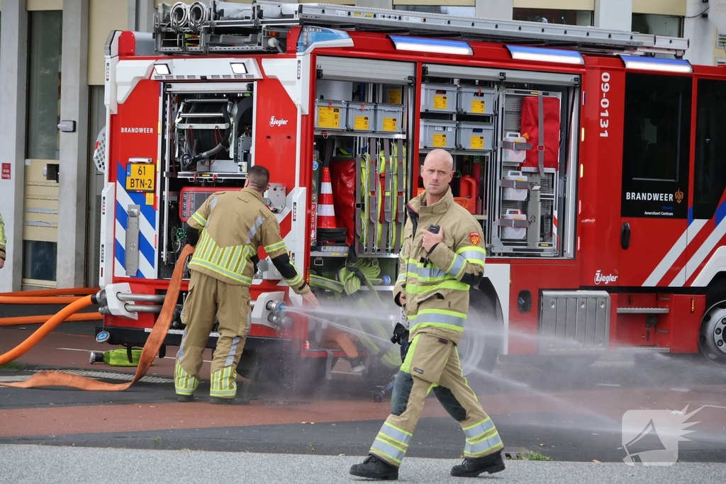 Brand bij Leger des Heils zorgt voor grote inzet