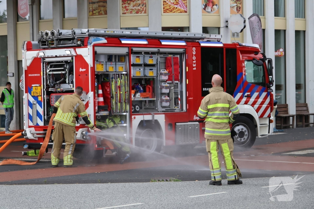 Brand bij Leger des Heils zorgt voor grote inzet