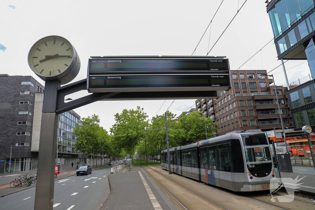 Grote stroomstoring door brand